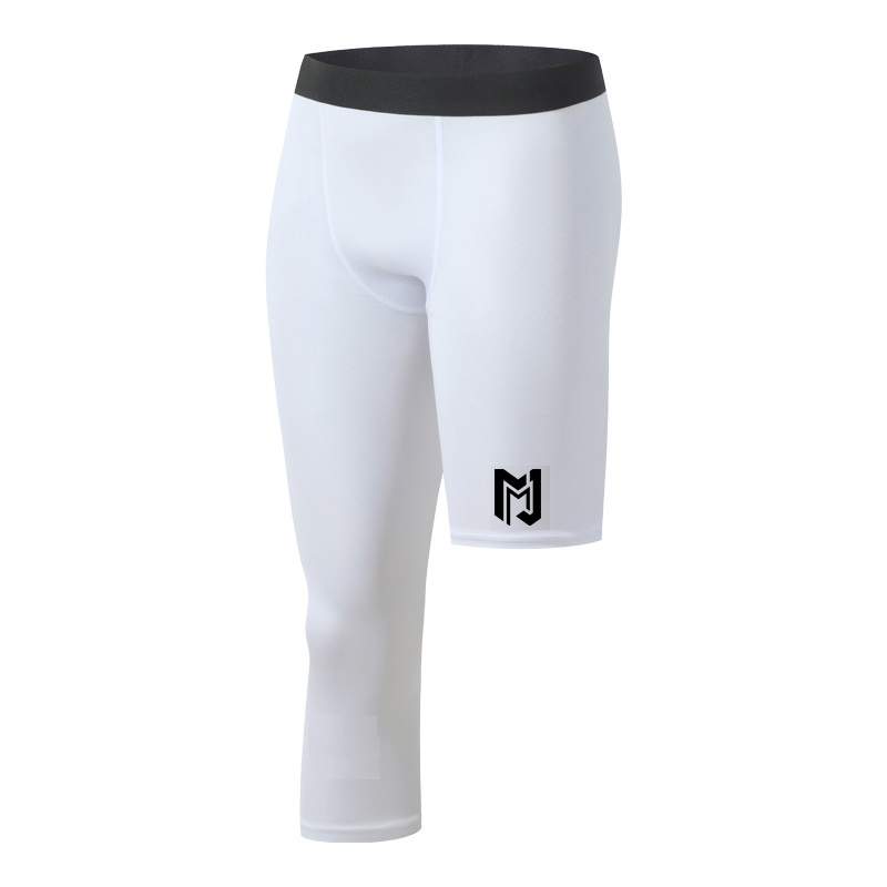 White Compression Leg Sleeve MJM Hoops