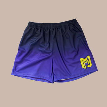 Black & Purple Gradient Shorts