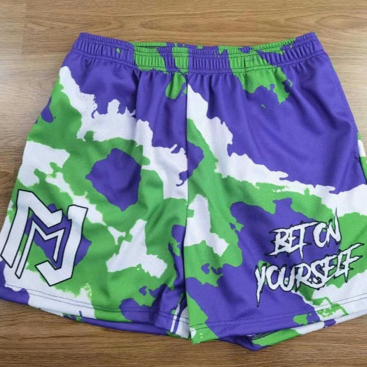 Bet On Yourself Purple and Green Tie Dye – MJM Hoops