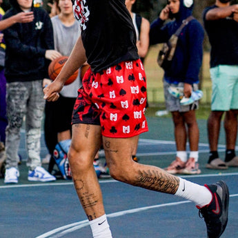 Red Halloween MJM Shorts