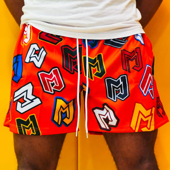 MJM Multi Color Logo's Orange