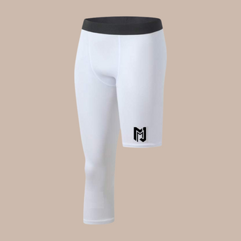 White Compression Leg Sleeve