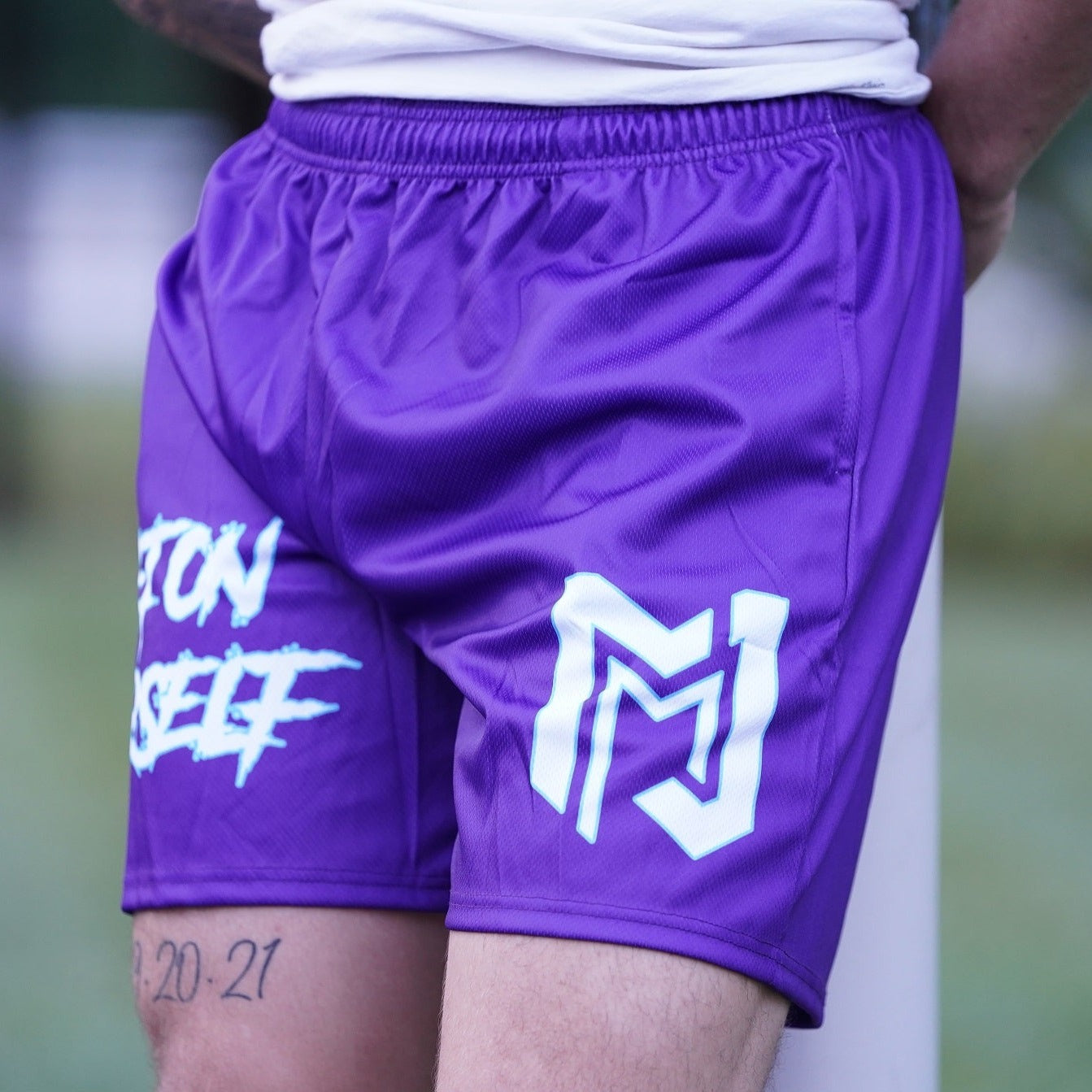 Bet On Yourself Purple Shorts – MJM Hoops